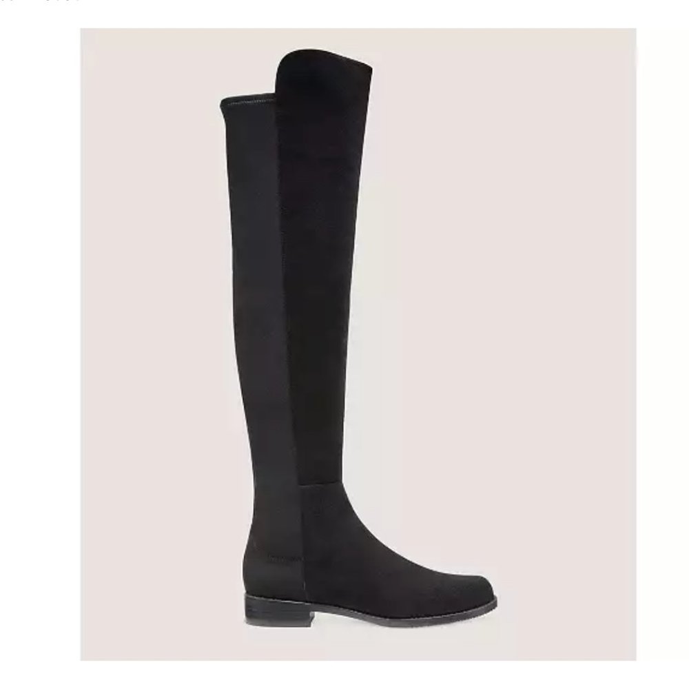 Stuart Weitzman black over the knee boots SUEDE 50/50 size 9